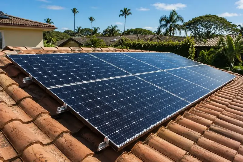 Installation de panneaux solaires à Champagne-et-Fontaine